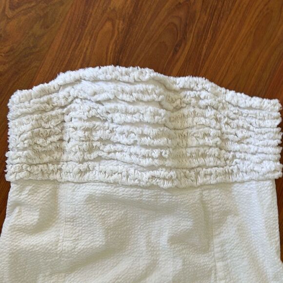 Lilly Pulitzer White strapless dress size 8 - Picture 2 of 5